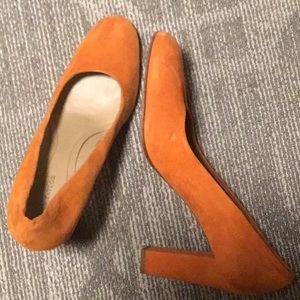 Orange Ann Taylor heels
